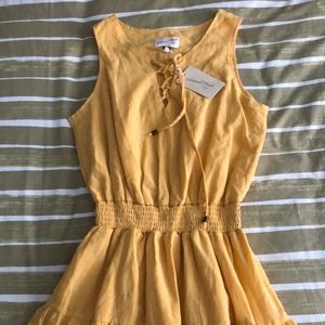Yellow Linen Dress